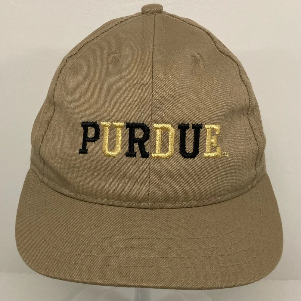 Purdue Embroidered Kids Cap Black Gold College Spirit Boilermaker Special Hat